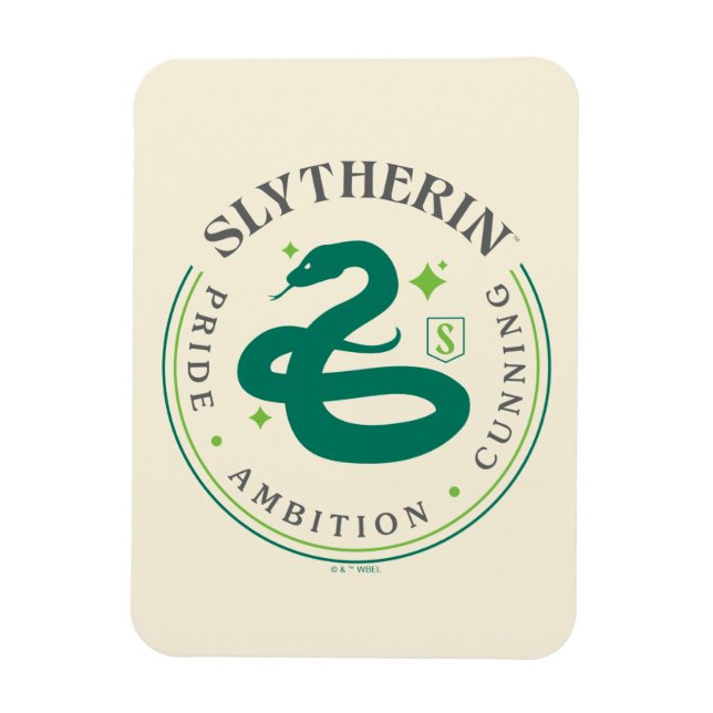 Magnet Flexible SLYTHERIN™ Insigne de fierté de la Maison du serpe (Vertical)