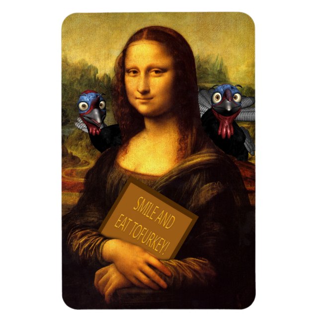 Magnet Flexible Smile Et Mange Tofurkey (Vertical)