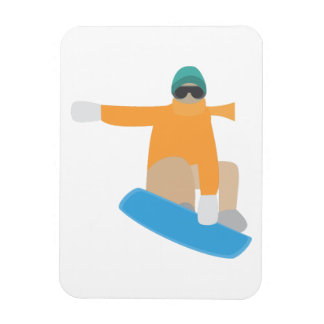 Magnet Flexible Snowboarder
