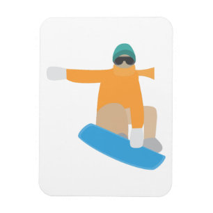 Magnet Flexible Snowboardeur