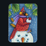MAGNET FLEXIBLE SNOWMAN BODYGUARD, CHRISTMAS CARDINAL REDBIRD<br><div class="desc">ARMÉE DE BALLES À NEIGE. MAGNET CARDINAL HUMOUR *Personnaliser ... Recherche d'éléments correspondants Susan Brack Designs</div>