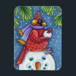 MAGNET FLEXIBLE SNOWMAN BODYGUARD, CHRISTMAS CARDINAL REDBIRD<br><div class="desc">ARMÉE DE BALLES À NEIGE. MAGNET CARDINAL HUMOUR *Personnaliser ... Recherche d'éléments correspondants Susan Brack Designs</div>