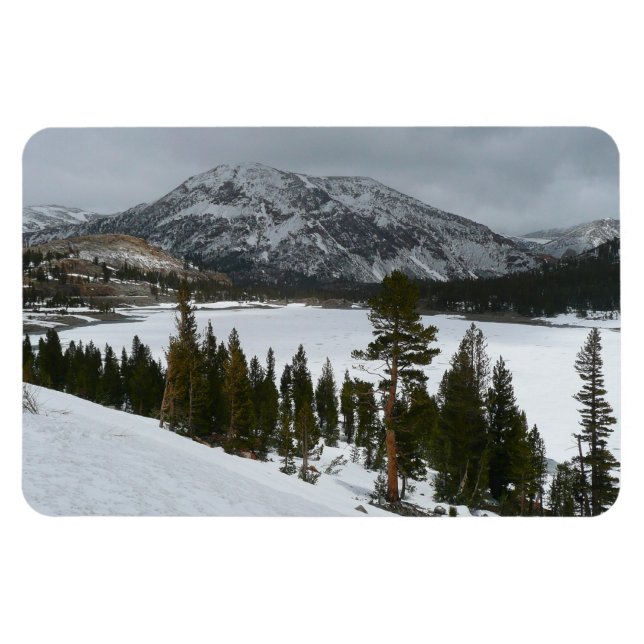 Magnet Flexible Snowy Ellery Lake California Paysage hivernal (Horizontal)