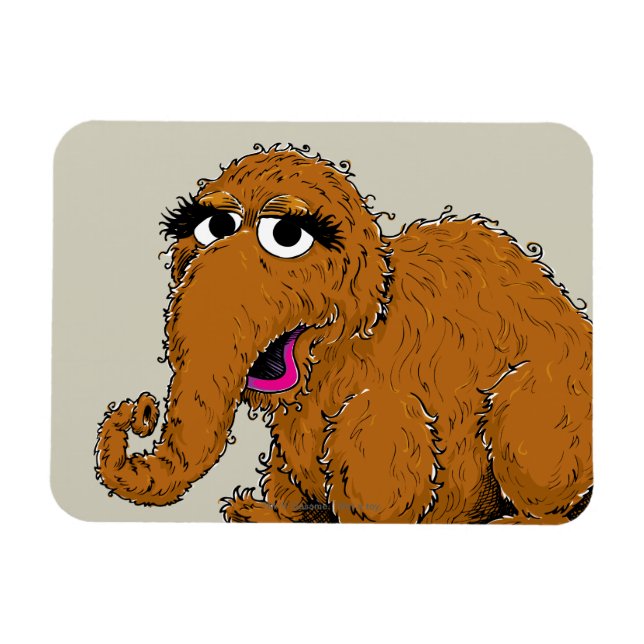 Magnet Flexible Snuffleupagus vintage (Horizontal)