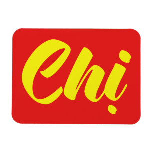 Magnet Flexible Sœur vietnamienne - Chị ~ Langue vietnamienne