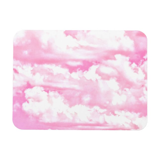 Magnet Flexible Soft Happy Rose Nuages Décor (Horizontal)