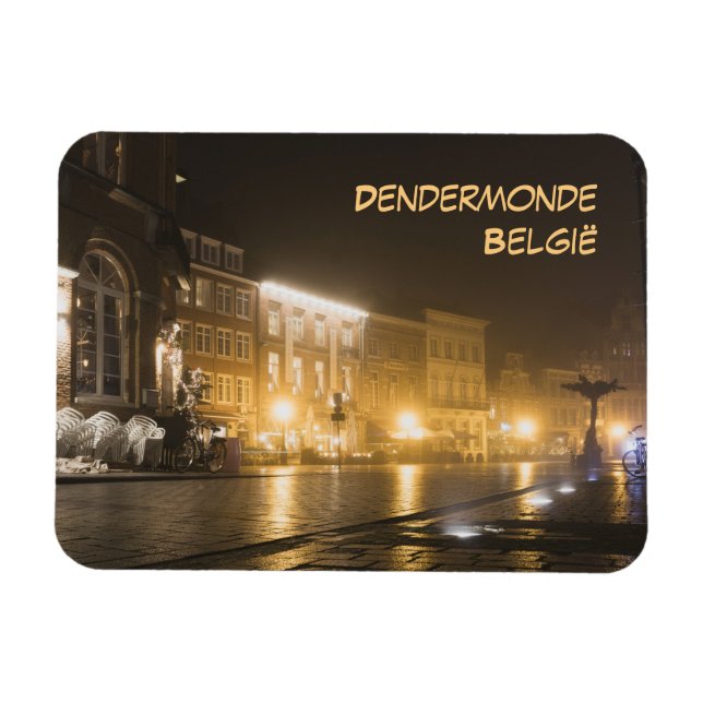 Magnet Flexible Soirée de détente à Dendermonde, Belgique (Horizontal)