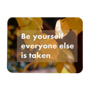 Magnet Flexible Sois toi-même tout le monde pris