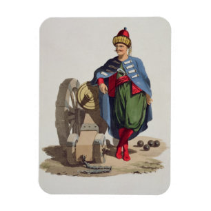 Magnet Flexible Soldat turc, des 'costumes du divers national