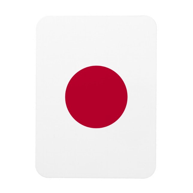 Magnet Flexible Soleil rouge du Japon (Vertical)