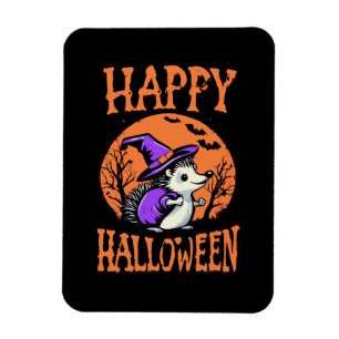 Magnet Flexible Soricidé de Halloween heureux Sorcière