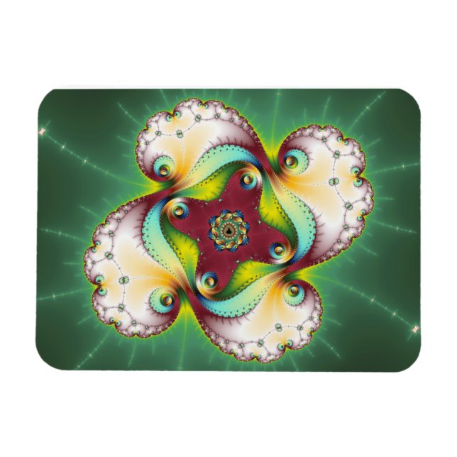 Magnet Flexible Soubltle Glow - Fractal Art (Horizontal)