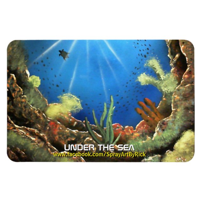 Magnet Flexible Sous la mer (Horizontal)