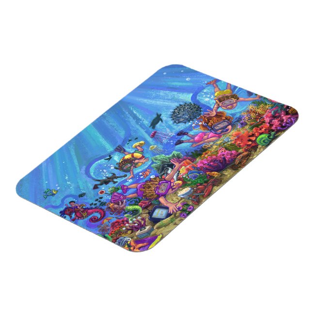 Magnet Flexible Sous la mer (Côté Gauche)