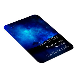 Magnet Flexible Sous les étoiles Night Sky Wedding Enregistrer la 