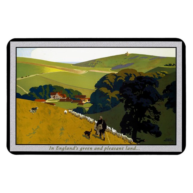 Magnet Flexible South Downs Angleterre's Green and Pleasant Land (Horizontal)