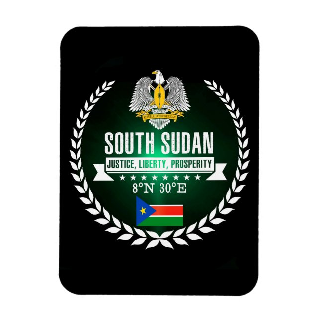 Magnet Flexible South Sudan (Vertical)