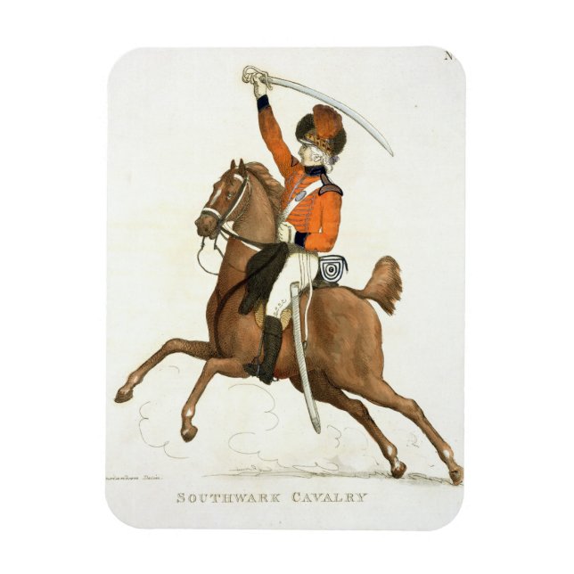 Magnet Flexible Southwark Cavalry Volunteer, plate 6 from 'Loyal V (Vertical)