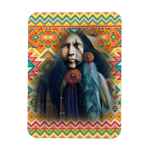 Magnet Flexible Southwest Native American Brave
