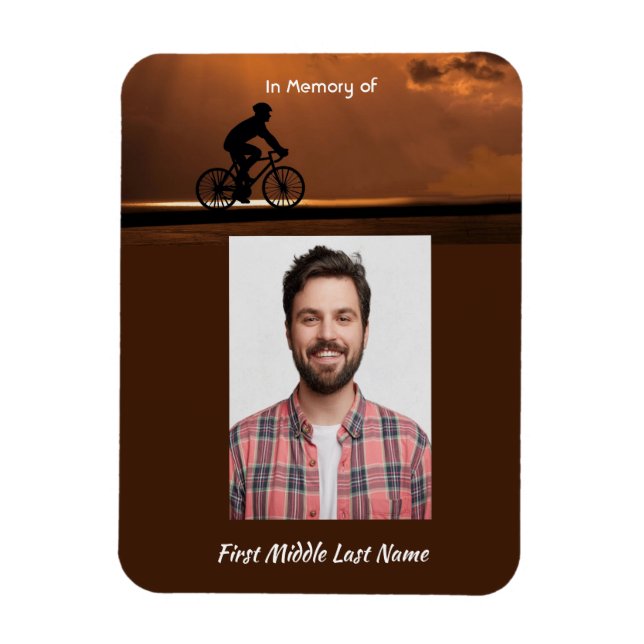 Magnet Flexible Souvenir commémoratif Cyclisme Vélo (Vertical)
