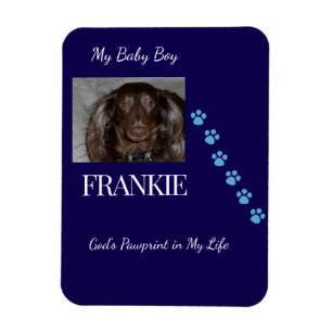 Magnet Flexible Souvenir de l'empreinte de patte de Dieu