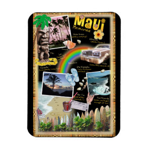 Magnet Flexible Souvenirs de Maui