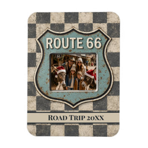 Magnet Flexible Souvenirs personnalisés de road trip sur la route