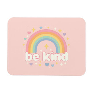 Magnet Flexible Soyez Gentil – Arc-en-ciel Pastel Positivité