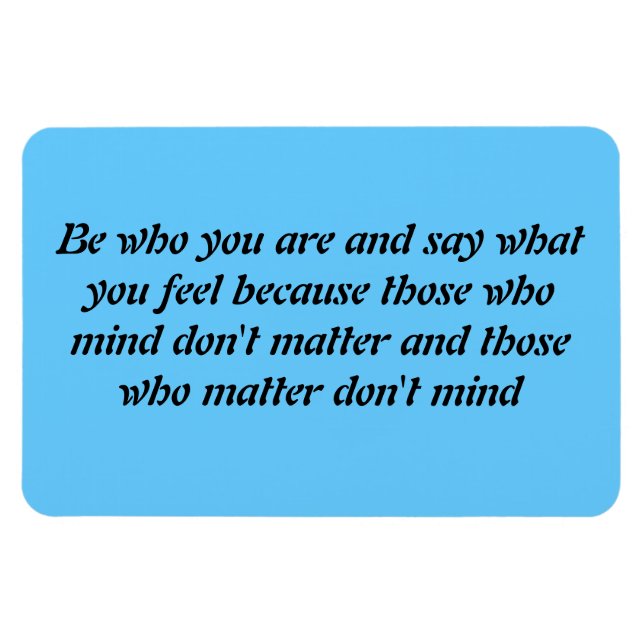 Magnet Flexible Soyez qui vous êtes (Horizontal)