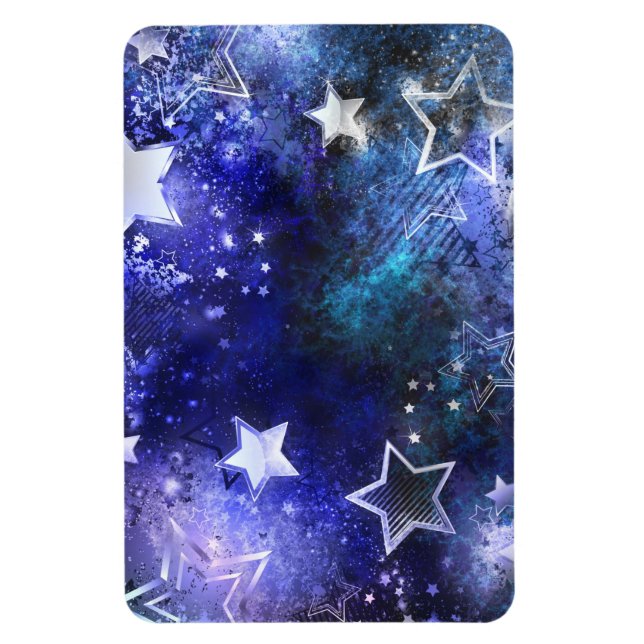 Magnet Flexible Space Background with Stars (Vertical)