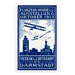 Magnet Flexible Spectacle aérien de Darmstadt 1913