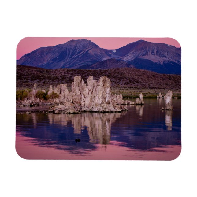 Magnet Flexible Spectaculaire Lac Mono Dans L'Ombre (Horizontal)