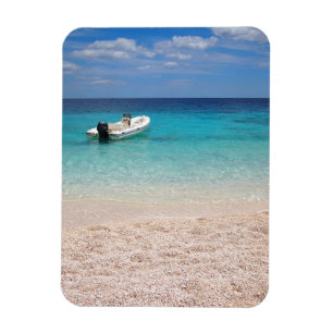 Magnet Flexible Speedboat dans la mer bleue