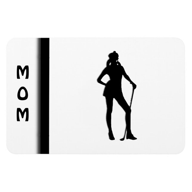 Magnet Flexible Sport de golf féminin (Horizontal)