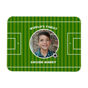 Magnet Flexible Sports de soccer vert moderne terrain photo person