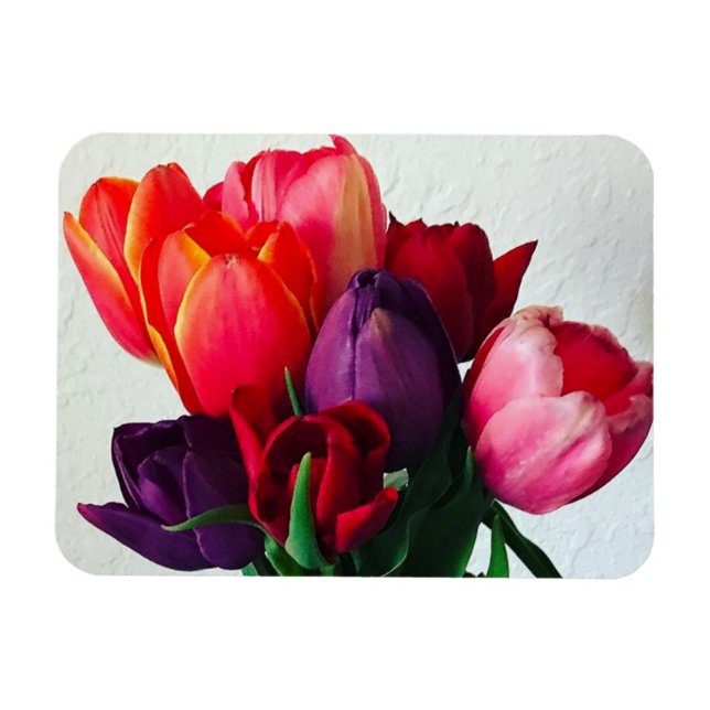 Magnet Flexible Spring Tulip Bouquet (Horizontal)