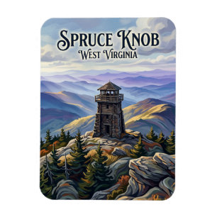 Magnet Flexible Spruce Knob Virginie-Occidentale