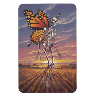 Magnet Flexible Squelette avec papillon ailes design Aimant