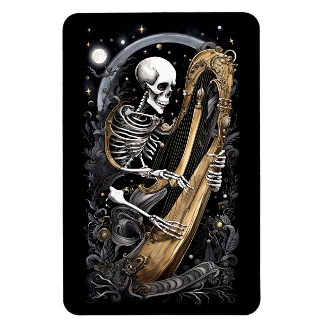 Magnet Flexible Squelette et harpe I (Vertical)
