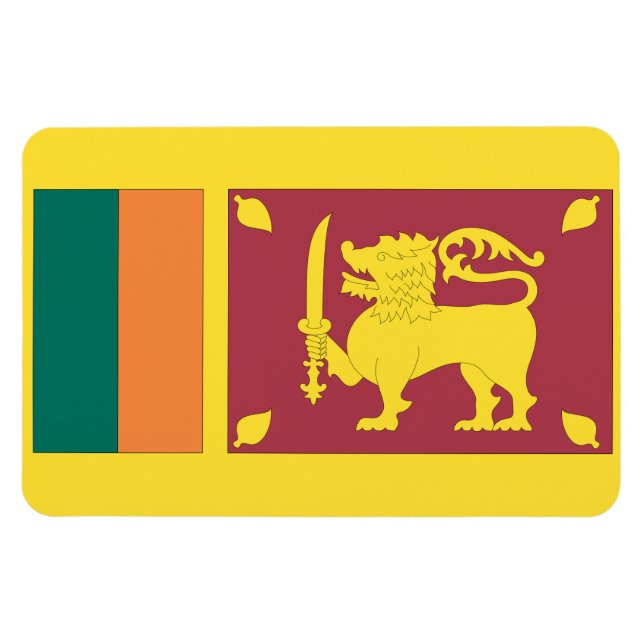 Magnet Flexible Sri Lanka Flag (Horizontal)