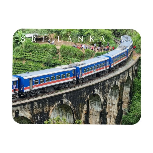 Magnet Flexible Sri Lanka train sur Nine Arches Bridge (Horizontal)