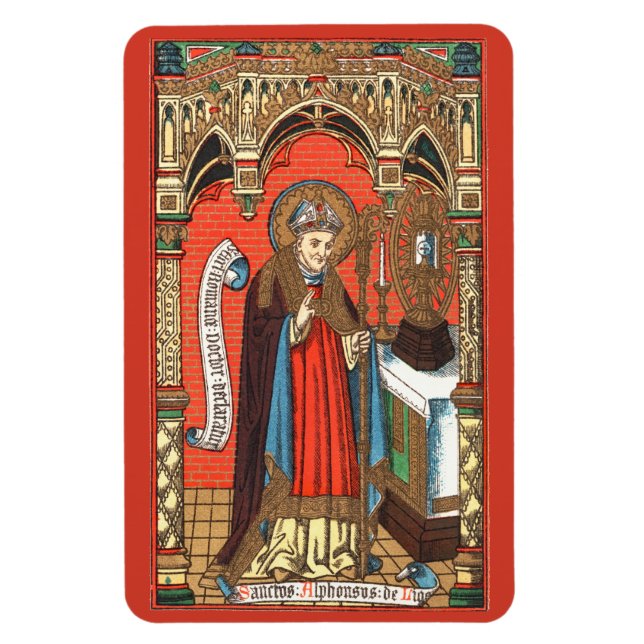 Magnet Flexible St. Alphonsus Liguori (SAU 039) (Vertical)