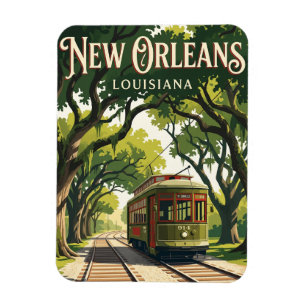 Magnet Flexible St. Charles Streetcar USA