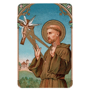 Magnet Flexible St. François d'Assise, Pater Seraphicus (SAU 040)