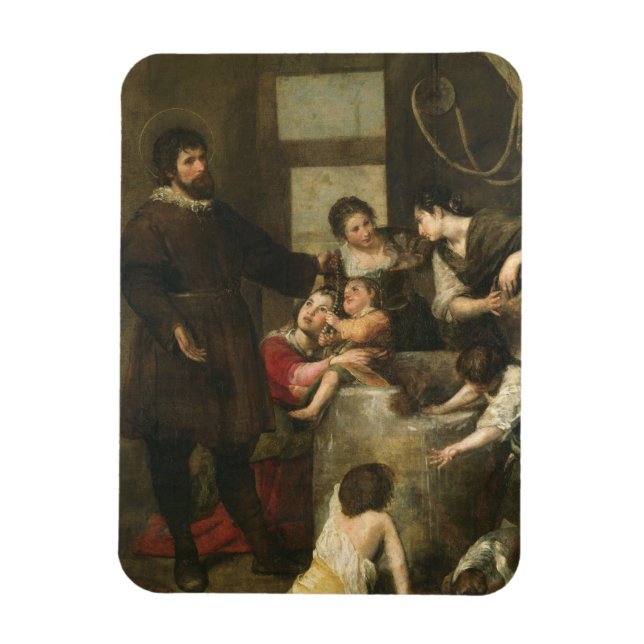 Magnet Flexible St. Isidore saves a child that (Vertical)