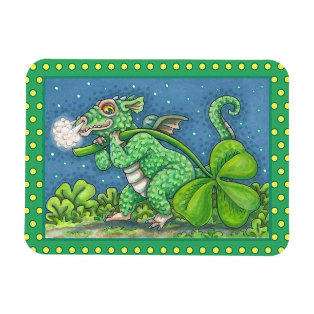 MAGNET FLEXIBLE ST. LE JOUR DE PATRICK PETIT IMAGINAIRE DRAGON IRL (Horizontal)