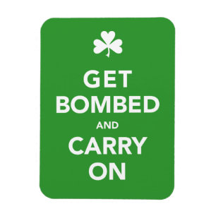 Magnet Flexible St. Patty's Day se faire bombarder et continuer