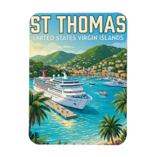Magnet Flexible St. Thomas Îles Vierges américaines