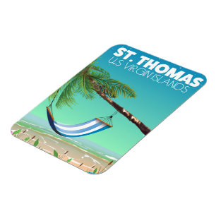 Magnet Flexible St Thomas Îles Vierges américaines.