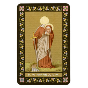 Magnet Flexible St. Winifred du Pays de Galles (P 002)